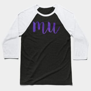 Purple Mu Baseball T-Shirt